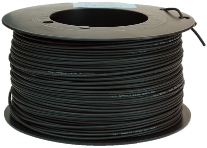 TEXILine HF90 1,0mm² Black 200M (06101-01-B200)