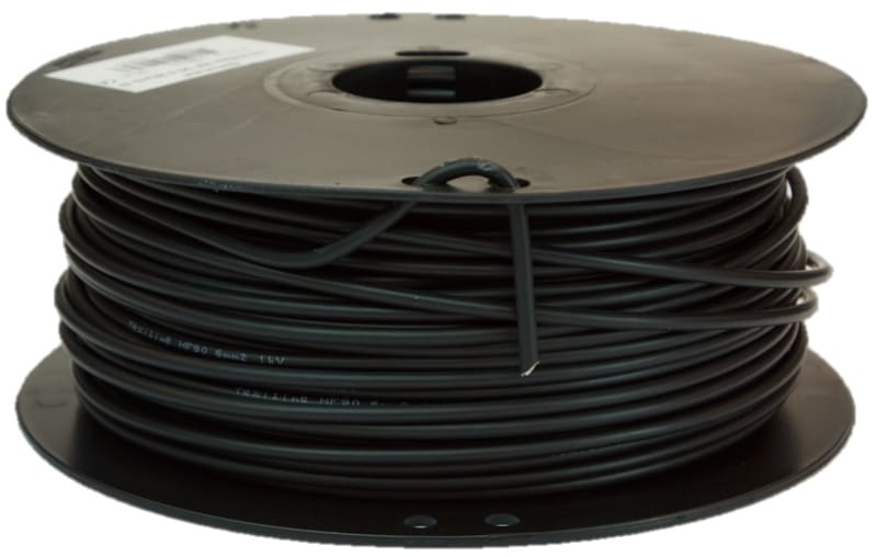TEXILine HF90 6,0mm² Black 100M (06105-01-B100)
