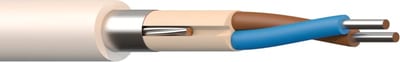 Prysmian 20076598 PFLP 2x1/3 pcs Ø0.6 mm Reverse White S450