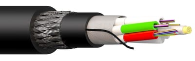 Fibre cable G12 9/125 QFCI-In/O/RM-JM