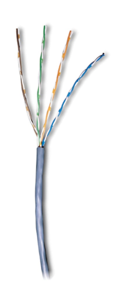 Cable CAT. 5 4P UTP, White E305M
