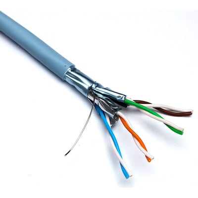 F/FTP CAT6A 1X4P LSZH 500M Dca