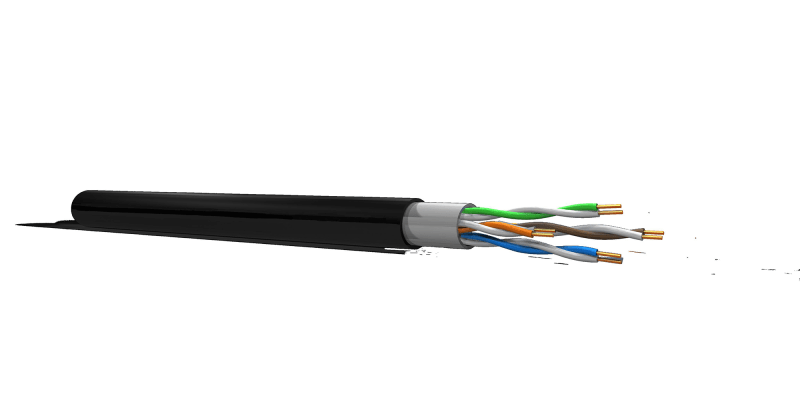 nek Kabel Cat6 U/UTP Outdoor Cable 4x2x0.5 mm² 305 m E (1089633)