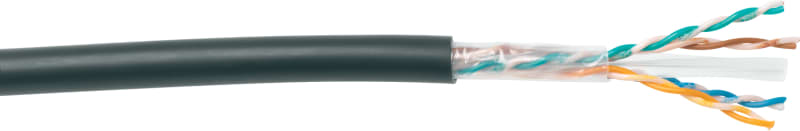 Cable Cat 6 UUTP 4P outdoors 500M black (306220005)
