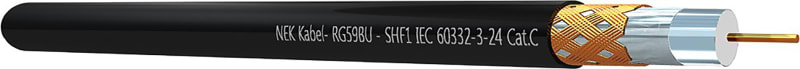 RG 59 BU Marine SHF1 75OHM Black DNV (1092452)