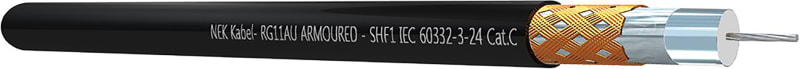 RG 11 Marine SHF1 75OHM Black DNV (1092456)