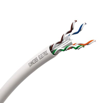 Cable Cat 6 UUTP LSZH 4P Dca 100M white