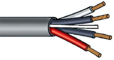 Belden 5541FE 2P,SCREENED,PVC