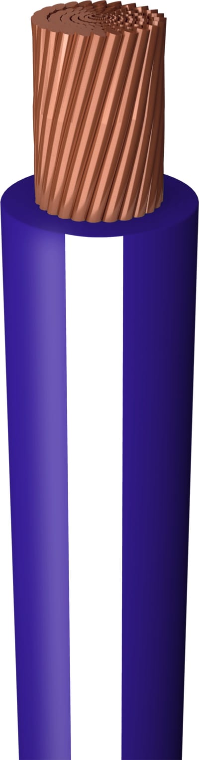 H05Z-K 1X0,5 Dark blue/HVID 500V S200