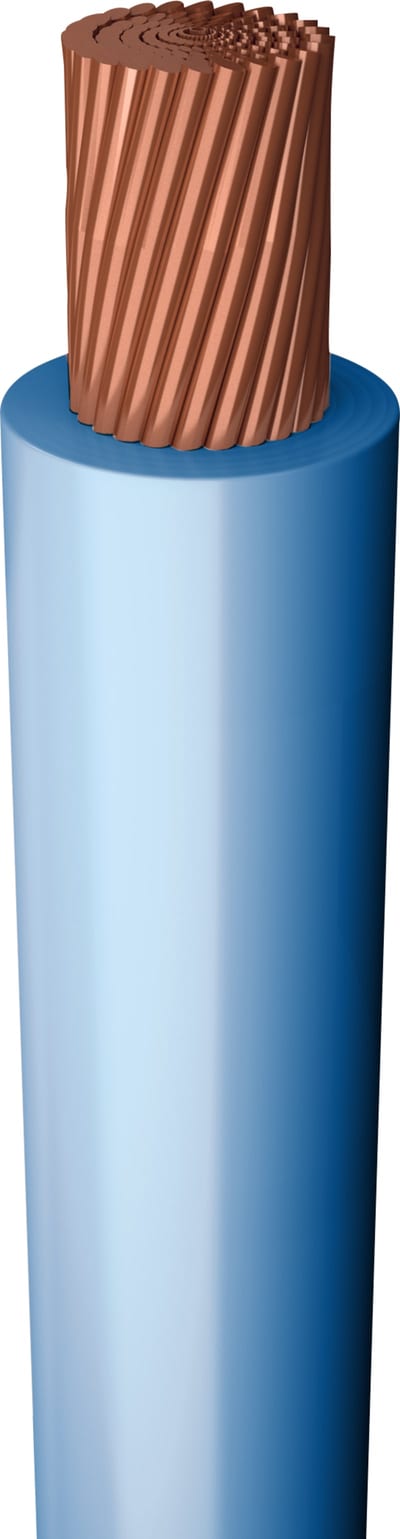 H07Z-K 1X10 Lyseblue 450/750 V RING 100