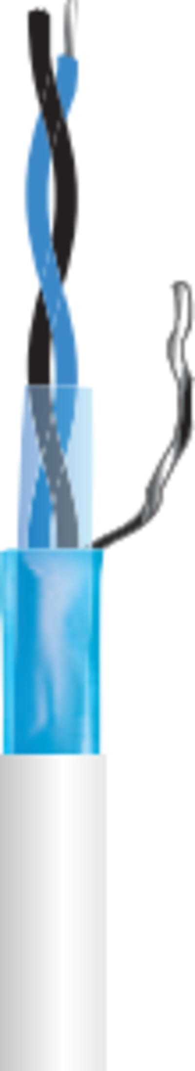 Signal Cable PTS 1X2X0,6 White SP100