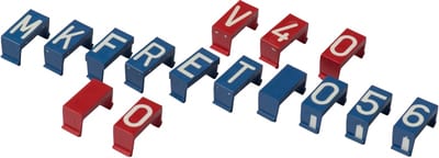 Blankt FELT REDT (bag A 100 ST