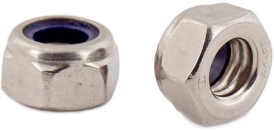 Arvid Nilsson DIN 985 Nyloc Nut M4 A4-70 Waxed Stainless