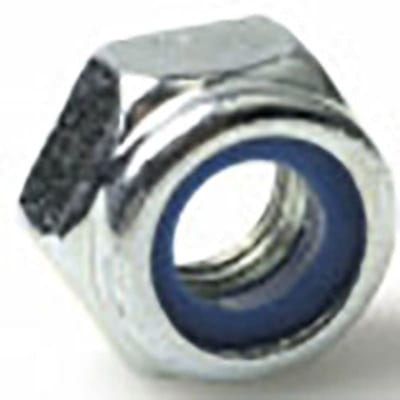 Arvid Nilsson DIN 985 M8 Hex Nut with Nylon Insert, Zinc-Plated