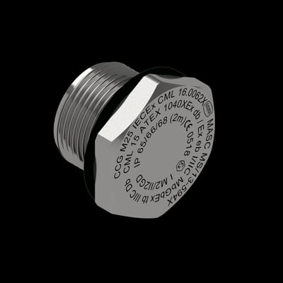 M50 NP Brass Stopping Plug(Hex)
