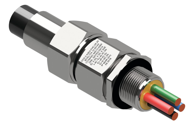 M20SS M20-(Female Conduit)NP Brass Gland (2008.415)