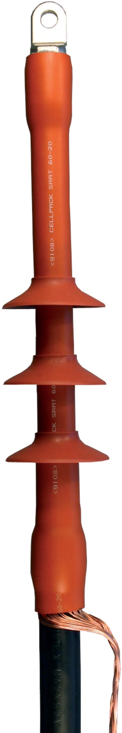 1-Core Heat-Shrink Termination with Cable Lug, 24 kV, 95–240 mm², Indoor (CHESK-F 24N 95240)