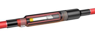 TE Connectivity Heat-Shrink Cable Joint 12/24 kV, 1-Core 95-240 mm²