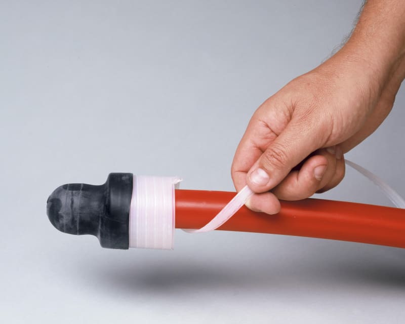 3M EC-2 Cold-Shrink End Cap, EPDM, Cable Ø 15.3–30.1 mm