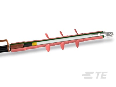 TE Connectivity OXSU-F6141-ML-6-17 Outdoor Heat-Shrink Termination 36 kV