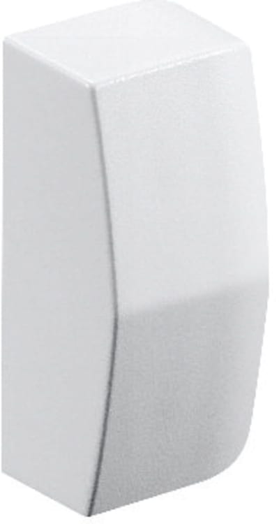Rehau ATRIANE 22×12 end piece matte PVC polar white