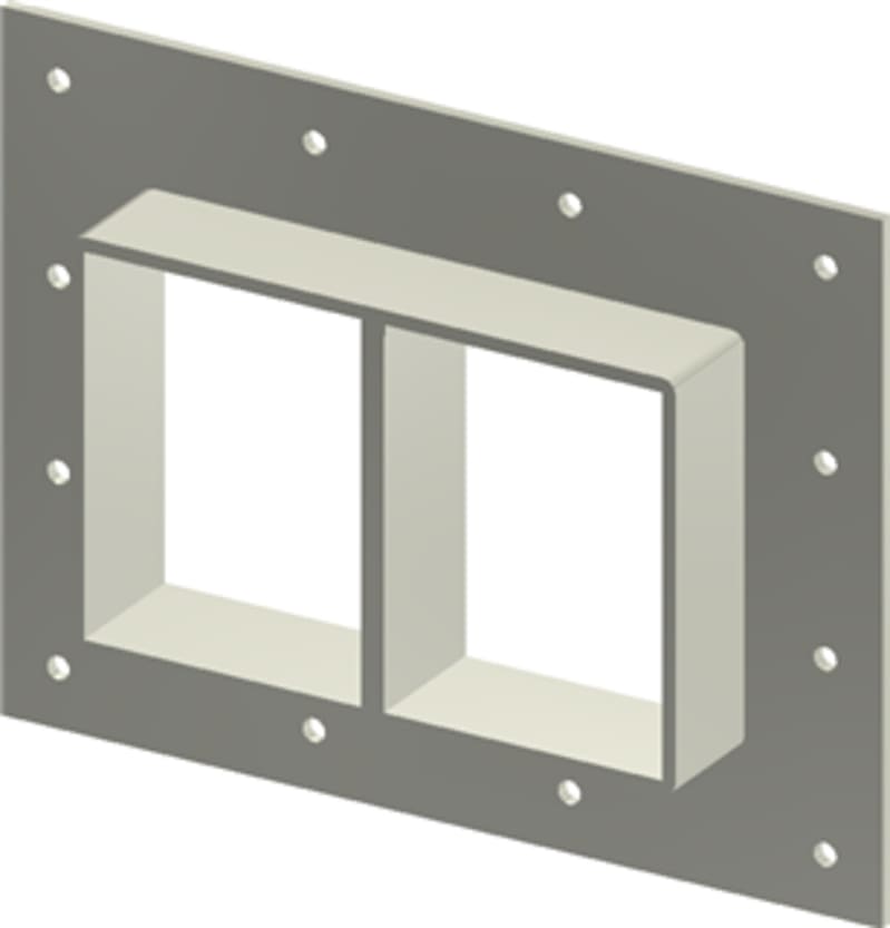 Roxtec GHM frame - GHM 4X2 PRIMED INCL TSL 15X6 (GHM4000000212)