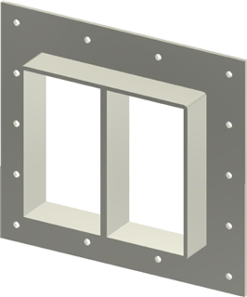 Roxtec GHM frame - GHM 6X2 PRIMED INCL TSL 15X6 (GHM6000000212)