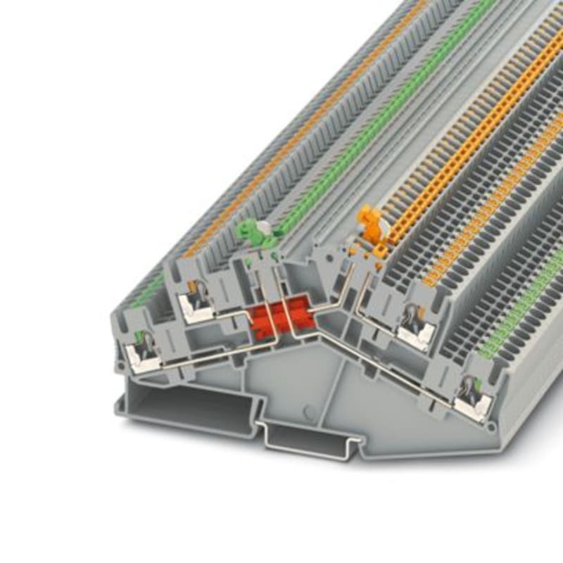 Phoenix Contact Push-In Terminal Block 2-Level 0.14-4mm² Disconnect PTTBS 2,5-2MTB