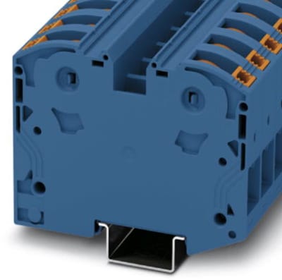 Phoenix Contact PTPOWER 35 BU High-Current Terminal Block, 125 A, 1000 V, Blue