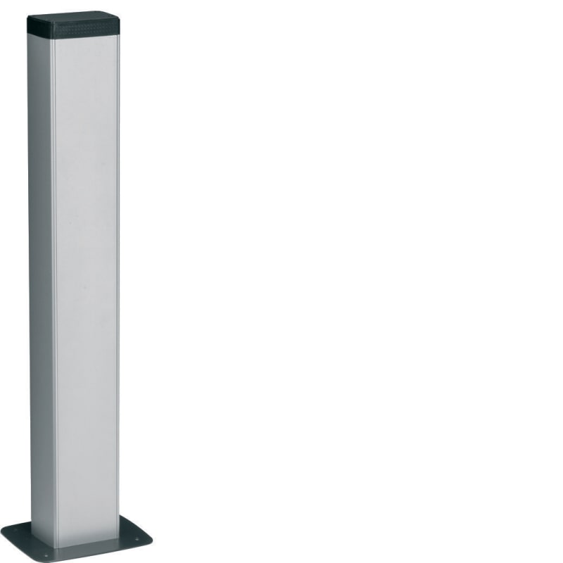 Hager Systemer DAP280650ELN Pacpost 80 Service Pillar, Double-Sided, 650 mm, Aluminium