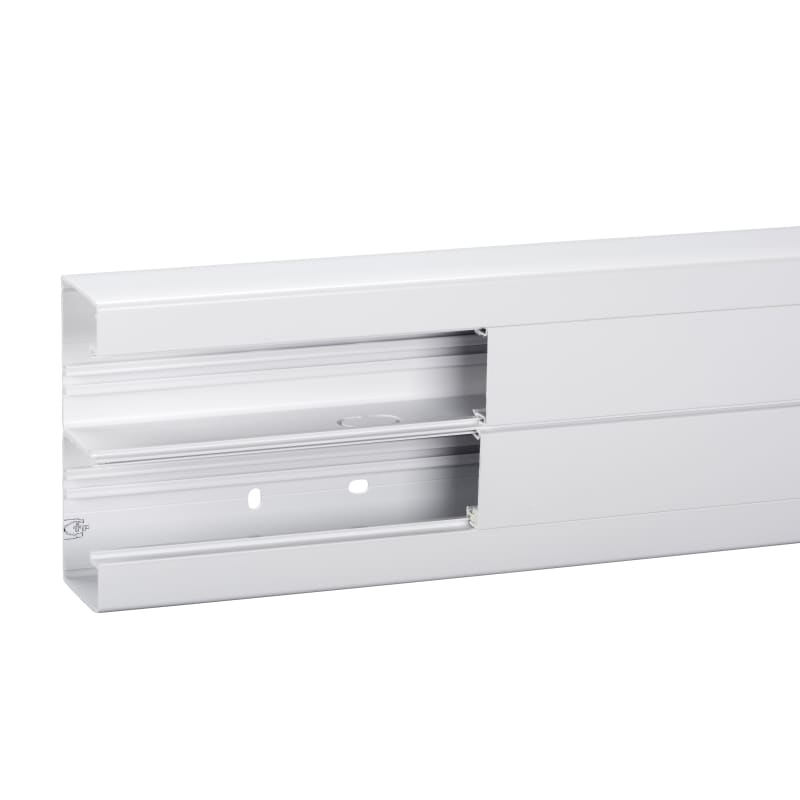 Schneider Electric OptiLine 45 - installation trunking - 140X55 mm - PVC - polar white - 3000 mm ISM10310P