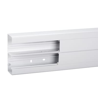 Schneider Electric OptiLine 45 - installation trunking - 140X55 mm - PVC - polar white - 3000 mm ISM10310P