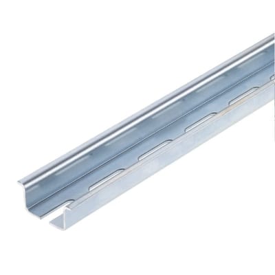 2M Din-rail - 35X15 perforated 18X6,3