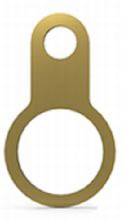 Hawke Earth tag, size O/A, M20, brass