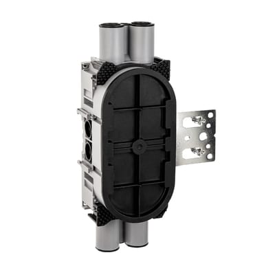 WALL BOX DBL 9/12mm 6-Run