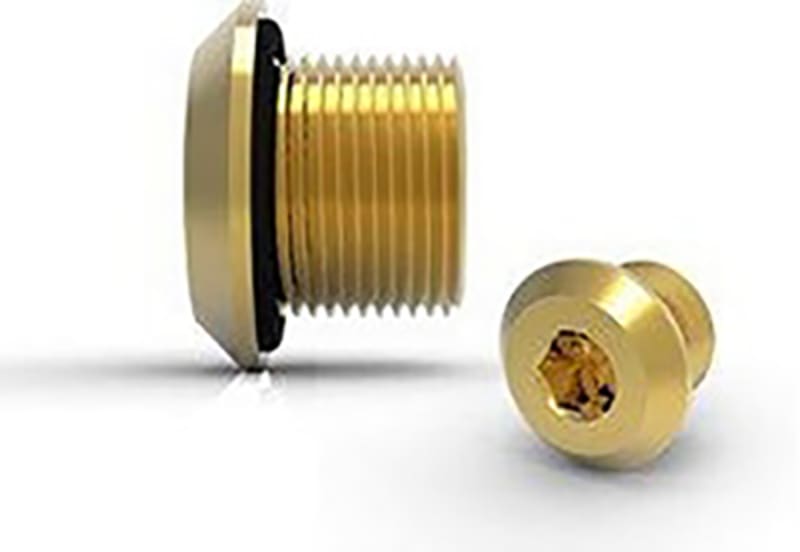 Hawke 487 Ex d / Ex e dome head stopping plug, M32, brass (487-M32BR)