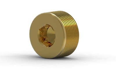 Hawke 475 Ex d tamperproof stopping plug, M50, brass