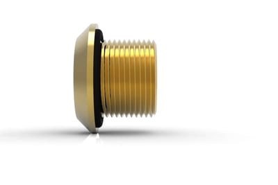 Hawke 487 Ex d / Ex e dome head stopping plug, M40, 316 stainless steel