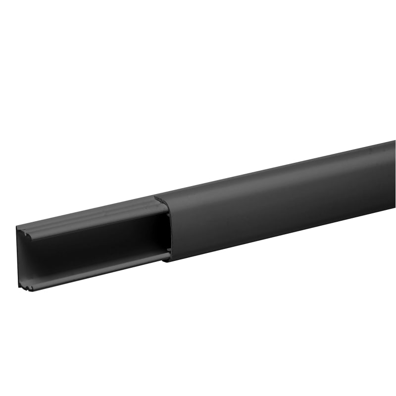 Schneider Electric ISM14140 Mini trunking, OptiLine Mini, 20X12MM, 1-Comp, PVC, Black