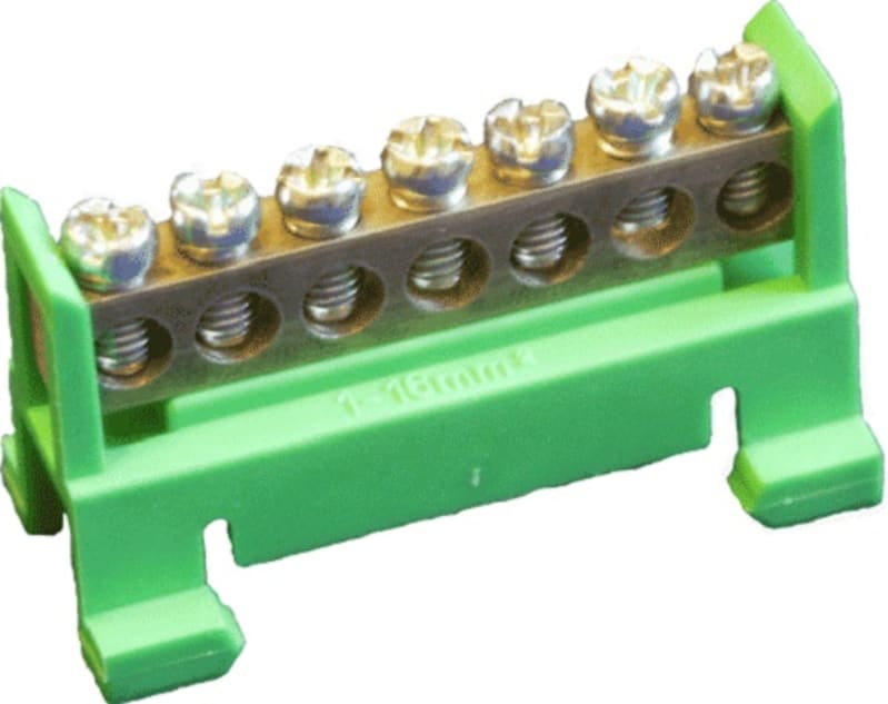 Earth Busbar 7X10Q DIN (870 S/7)