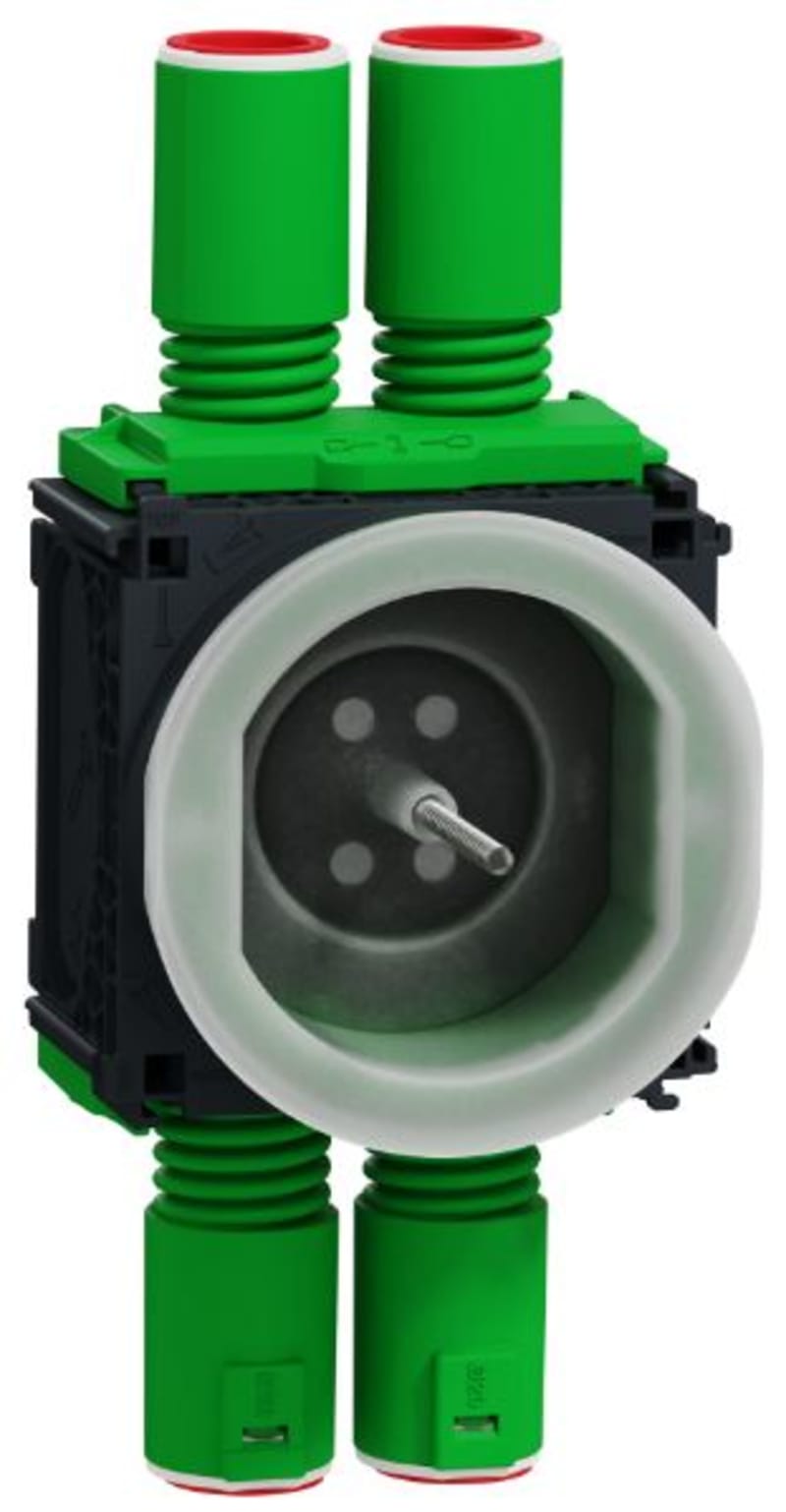 Schneider Multifix 1M 32 mm Concrete Wall Box, 4 Nozzles (IMT80258)