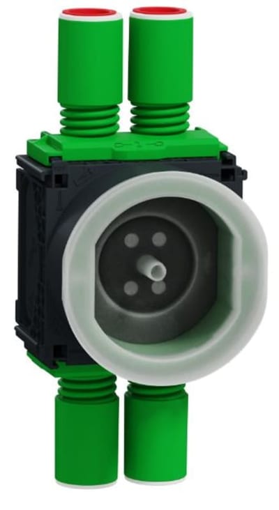 Schneider Electric Multifix Wall Box 44 mm 4 Flexible Inlets