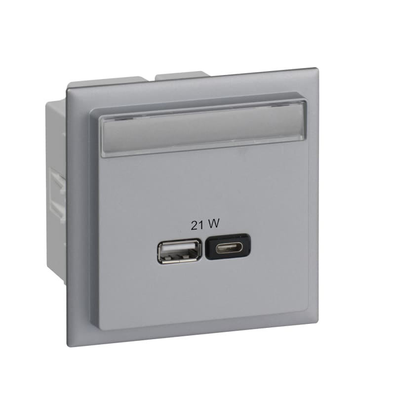 CYB USB A+C 21W PD PPS Aluminium (INS60529)