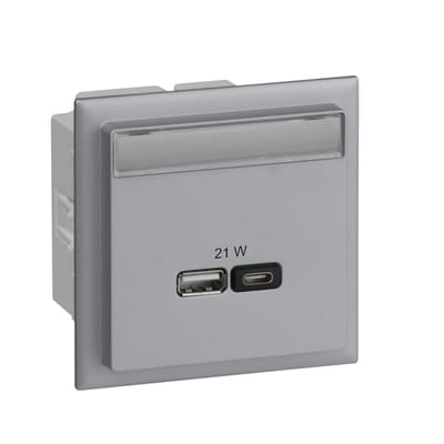 CYB USB A+C 21W PD PPS Aluminium