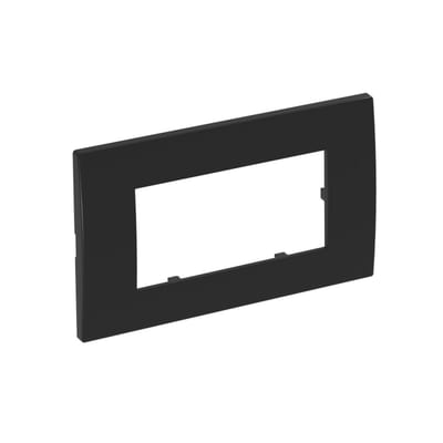 Cover Frame module 45, double, black