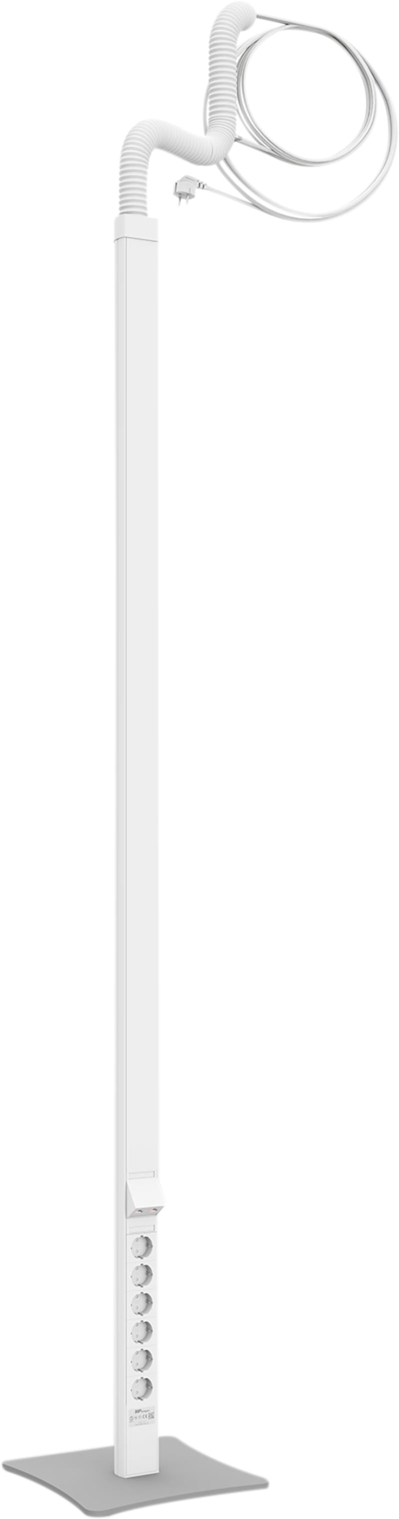 Elis Elektro U500V MP-Flex Service Pole, 2100 mm, White