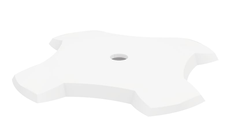 Design Foot 1 hole White MP-U038V (1205051)