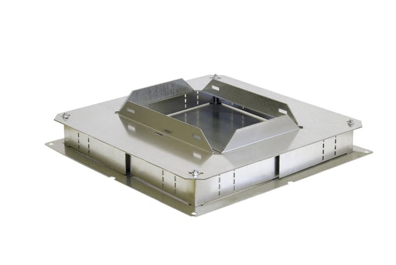 Elis Elektro UBDHB250 square cast-in floor box, 250 mm, 48-185 mm depth (UBDHB250)