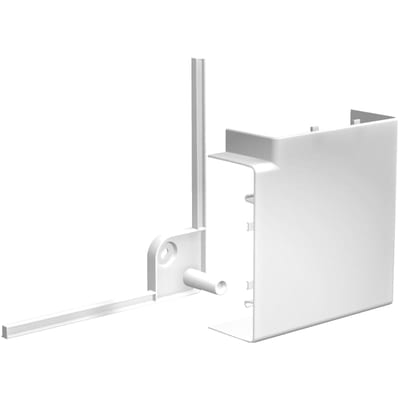Schneider Electric OptiLine 45 - bend 90° - 75 x 55 mm - PC/ABS - polar white ISM10103P