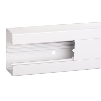 Schneider Electric ISM10200P OptiLine 45 - installation trunking - 95X55 mm - PVC - polar white - 2000 mm